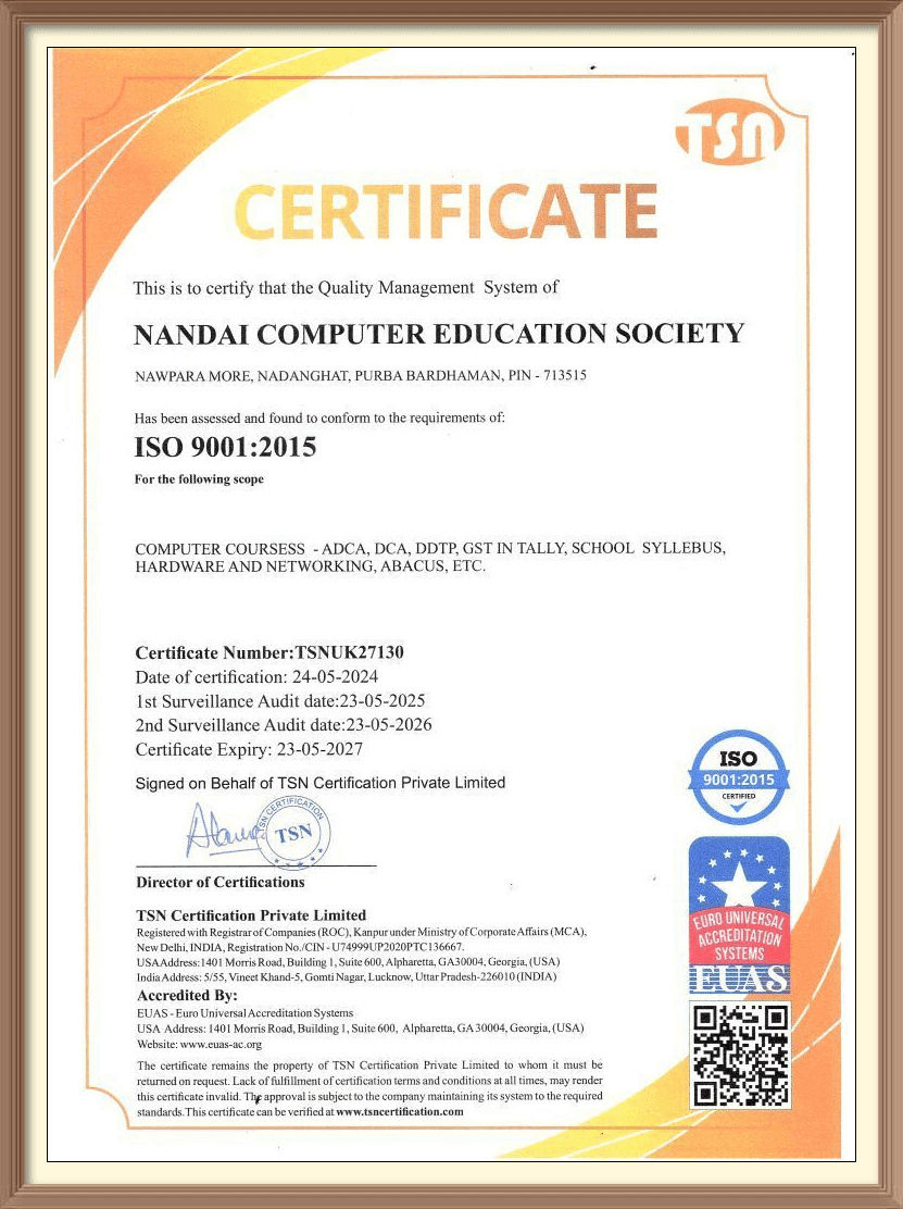 Certificate 3